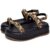 Tamanco Plataforma Dubuy Animal Print Feminino Com Metal Original Helo 2074DB