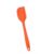 Espátula Pão Duro Reta Silicone Duplo – Laranja