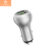 H’maston L02-4 Carregador Veicular Metal Colorido 2 Entradas Usb 2.4A e 3.1A Carregador Turbo