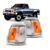 PISCA SETA HILUX 4X4 1992 A 2001 ARO CROMADO LARGO