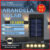 Kit 8 Luminária Arandela Solar 10 LED Luz Branco Quente para Parede a Prova dágua Spot para parede