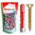 Kit Bucha de Nylon DuoPower 10mm Fischer com Aba e Parafuso 10 peças