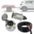 Kit Tomada Engate 6 Polos Carretinha Cromado + 5m Cabo PP 5x1mm Reboque Qualidade Carros Bivolt