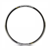 Aro Escape Aero 24 Vzan V Brake 36 Furos Parede Dupla Preto Para Bicicleta BMX Resistente