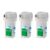Kit 3 Purificador Fit200 Água Carvão Ativado Planeta Água