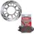 Disco de Freio Dianteiro Crosser 150 Sem Abs 2014 A 2017 + Pastilhas Diafrag