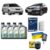 Kit Troca De Oleo e Filtros Corolla 1.6 1.8 Flex 15W40 Petronas revisão original Toyota