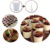KIT 100~400 MINI COPOS 25ML ACRÍLICO + COLHERZINHAS CRISTAL – BRIGADEIRO E DOCES OFF