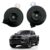 Buzina Toyotoa Corolla Hilux Etios Yaris 72mm Bi-Bi Com Conector Original Suporte 12V Kit Par