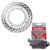 Disco de Freio Dianteiro Crf 230 + Pastilhas Diafrag