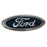 Emblema Logo Ford Oval para Porta Mala c/encaixeCarros ford 97/03  linha zetec moderna medida 103x41x5mm
