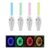 Kit 2 Bicos Pino Luz Led Luminoso Pneu Moto Bike Com Bateria
