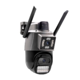 COIBEU Camera Segurança Externa Lente Dupla 4k 6mp Sirene Policial, com sirene policia A38 ICSEE