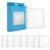 Kit 7 Luminária Painel Plafon Sobrepor Quadrado Led 18w Bivolt ELGIN