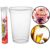 50und Copo Descartável 500ml Grande Liso Festa Para Chopp Suco Refrigerante Bebidas Sobremesa Açaí Resistente
