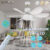 Ventilador de Teto LED 40W Lâmpada E27 Com Controle Remoto Bivolt Luminária Economica de Energia 6 lâminas 110V-220V