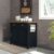 Aparador Buffet Ditália 2 Gavetas 2 Portas BA-145 Preto