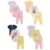 Kit Body 6 Peças de Roupas para Bebê Menina (2 Body Curto + 2 Body Longo + 2 Calça Mijão) Kit 2 Conjuntos Body