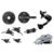 Kit Shimano Transmissão 3x9v Altus Freio Hidráulico Pedivela