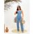 Macacão longo estilo flare jeans feminino tomara que caia com lycra
