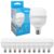 Kit 10 Lâmpadas Super Bulbo Alta Potência Led 40w 6500k – Elgin