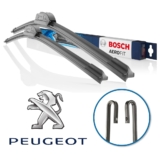 Par de Palheta Limpador de Parabrisa Aerofit Grancho Original Bosch Peugeot