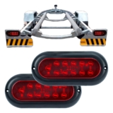 Kit 2x Lanterna Traseira Para Carretinha Reboque 12V Led Barco Jet Ski Universal Prova d’agua