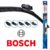 Palheta Unitária Limpador de Parabrisa Aerofit Multiclip Original Bosch
