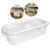 Pote Hermético 845ml de Acrílico Frutas Saladas Alimentos Biscoitos Tampa com Trava Paramount