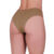 Calcinha Bege Tanga A43 Sem Costura Corte a Laser Feminina QLC SPORT