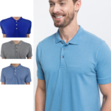 Camisa Polo Piquet Costura e Acabamento Premium – 100% Algodão