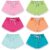 Kit 4 Shorts Infantil Menina Blogueira Moletinho 100% Algodão – Bermuda com Friso Contrastante – Kit Sortido 4 Bermudas