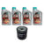Kit Troca Óleo Selenia 15w40 Palio 1.8 8v Flex 2004/2009