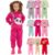 Kit Sortido 6 Peças Moletom Roupa De Bebê Menina Infantil Inverno Ou 2 Peças Moletom Roupa Conjunto Frio