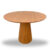Mesa De Jantar Cone 80 Cm Base Madeira Freijó Tampo Freijó Marrom