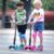 Patinete com 3 Rodas Brinquedo com Luz 3 Altura Patinete Infantil Presente Patinete Roda de Silicone