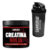 Kit 1x Creatina Monohidratada Ninja + 1x Coqueteleira 600ml Samurai Nutrition