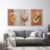 3 Quadros Decorativos Geométrico Abstrato Moderno em Tons Terrosos