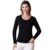 Z&D Lingerie Blusa Termica  feminina Segunda Pele Térmica Manga Longa com Proteção LMNY02