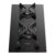 Cooktop Dako 2 Bocas, a Gás Mesa de Vidro Preto Bivolt