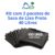 Kit Com 2 Pacotes de Saco de Lixo Preto 40 Litros  100 Unidades Cada Pacote  BayPlastic