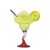 Taça de Vidro Haste Vermelha Margarita Twister Drink 300ml – Ruvolo