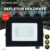 Kit 4 Refletor Led ECO 50W IP65 | Luz Econômica Fria, Quente e Verde | Bivolt 110V-220V