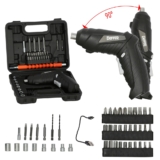 Parafusadeira a Bateria 3,6v Com Maleta + 46 Acessórios | Kit Completo – DEFFER