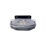 Lanterna Lateral Elipse Caminhão Carreta Guerra Led Cristal 1un/2un/4un