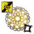 Disco Discão Freio Dianteiro Esportivo Dourado Cg Titan 150 Fan150 Over Size 320mm 2009 até 2015