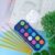 KIT 6 Estojo Tinta Aquarela 12 Cores Pincel Tinta Atacado Tinta Aquarela Escolar Infantil Papelaria