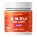 Tri Magnésio Inositol Relax + Melatonina, Sabor Laranja, Camomila e Lavanda 180g | Bigens