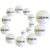 Bola de Isopor Macica Styroform 40mm, 50mm, 60mm ou 70mm kit com 5,10 ou 20