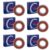 Kit Rolamentos Roda Completo Cb 300R 2009-2015 (Freio A Tambor) Nachi